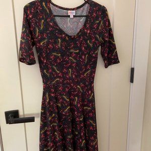 LulaRoe SOFT Country Chic Nicole circle Dress